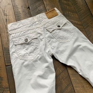 True Religion Men’s White jeans
